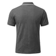 thumbnail image 6 of VgaVtl Polo for Men Short Sleeve Summer Knit Men's Tee Shirts Vacation Zipper Casual Collared Solid Color, 6 of 9