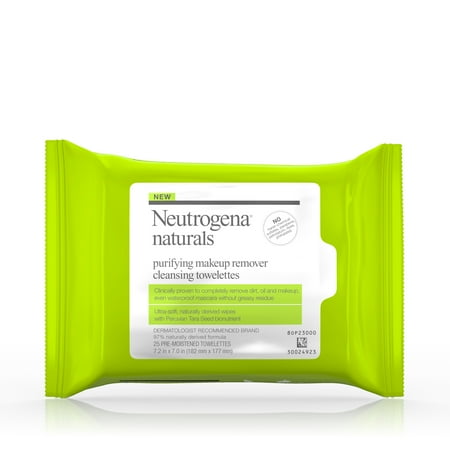Neutrogena Naturals Purifying Makeup Remover Cleansing Towelettes, 25 Sheets - Walmart.com