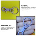 thumbnail image 3 of Naiovety Paquete de 10 hebillas colgantes, anillos abiertos, hebillas para bolsas, accesorios, conectores de extremo coloridos, collar de perro, Almacenamiento y organización del hogar Violeta, 3 of 6