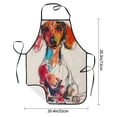 thumbnail image 2 of Sikiie Colorful Dachshund Art Aprons for Kitchen Cooking Aprons, Chef Apron for Men Women Chef, 2 of 7
