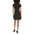 thumbnail image 2 of Theory womens  Cap Sleeve Polo Dress, 14, Black, 2 of 3