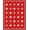 Red, Pattern 1, variant on ODIKA 4'x6' Machine Washable Non-Slip Area Rug, Jolly Celebration Enchanted Yuletide Welcome High Traffic Rug, Red, 605543