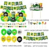 Football Theme Party Supplies - Including HAPPY BIRTHDAY Banner, Cake Topper, , Balloons for Game Day, and Football Birthday party Decorations