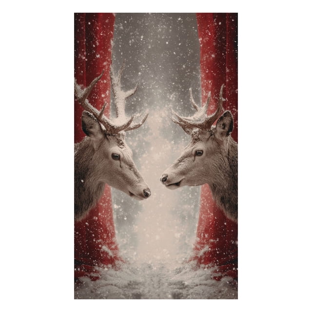 Cow Door Sign Decorative Tapestry Polyester Material Durable Fade-Resistant Washable Double-Sided Easy to Hang for Holiday Party Photo Taking Home Wall Decor Family Gatherings