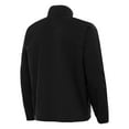 thumbnail image 3 of Men's-Antigua  Black William Byron Brisk Quarter-Zip Pullover Jacket, 3 of 3