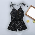 thumbnail image 2 of 24 Months Girls Clothes Summer Toddler Baby Girl Summer Clothes Love Heart Romper Tie-Up Strap Halter Jumpsuit Summer Sling Playsuit, 2 of 5