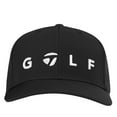 thumbnail image 2 of TaylorMade Golf Logo Black Headwear Men Fits All, 2 of 4