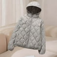 thumbnail image 5 of Roncen Women's Lightweight Hooded Short Puffer Jacket - Warm and Cozy Loose Fit Versatile Classic Outerwear for Everyday Fashion, 5 of 7