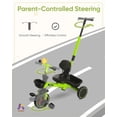 thumbnail image 3 of Triciclo KRIDDO 2 en 1 para niños pequeños con manillar ajustable, 3 of 7