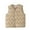 Khaki, variant on BANJAMJAM 2-8Y Vest Collection - Multiple Colors Lightweight Quilted Design  Sleeveless & Warm Perfect For Layering in Cool Weather