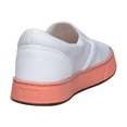 thumbnail image 6 of MaCae Unisex Canvas Slip On Fashion Shoe With Unique Sole, Comfy Sneakers, Canvas Slip On Sneakers, Casual Work Shoes, Travel Shoes - White Colored Band Pink/Balloons, 5M/7W, 6 of 7