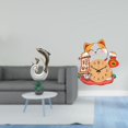 thumbnail image 2 of Reloj De Pared Con Estatua Moderna Y Abstracta De Delfín Y Gato De Cerámica, Ideal Para Decorar La Oficina, La Sala De Estar, La Mesa De Centro, La Chimenea, El Dormitorio, La Cocina O El, 2 of 8