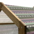 thumbnail image 5 of Greek Pet House, Antique Ornamental Design Pattern Mosaic Effects Old Fashioned Style Illustration, Outdoor & Indoor Portable Dog Kennel with Pillow and Cover, 5 Sizes, Multicolor, by Ambesonne, 5 of 5