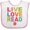 White and Pink, variant on Inktastic Live Love Read Girls Baby Bib