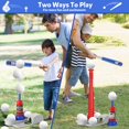 thumbnail image 4 of Juego de bolas en T KIZJORYA para niños de 3 a 5 años con lanzadora automática, 4 of 8