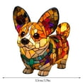 thumbnail image 4 of Corgi Lamp, Dogs Stained Resin Tabletop Night Light, Dog Series Art Night Light, Dog Stained Glass Lamp, 3D Cute Pet Themed LED Table Lamps, Gift for Lovers,A, 4 of 8