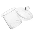 thumbnail image 2 of 1 Set of Lidded Tea Strainer Replacement Tea Infuser Glass Tea Pot Accessories, 2 of 8