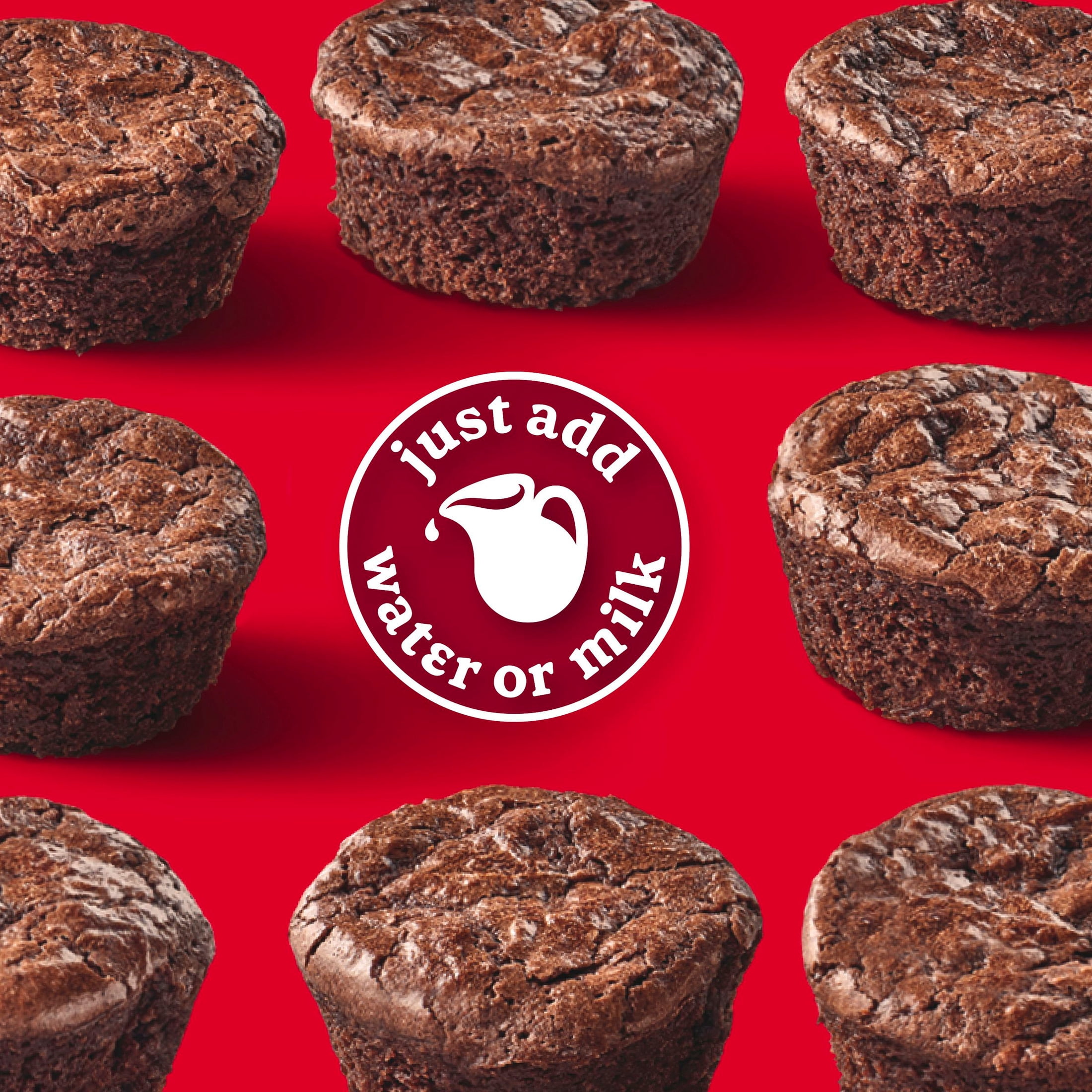 (4 pack) Betty Crocker Batchables Fudge Brownie Mix, Mix and Bake 4 to 12 per batch, 29.5 oz.