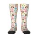 thumbnail image 1 of Fotbe Colorful Donuts Calcetas Divertidas Estampadas para Hombre y Mujer, Calcetas de Algodón hasta la Rodilla para Caminar, Correr, Enfermería y Embarazo, 1 of 6