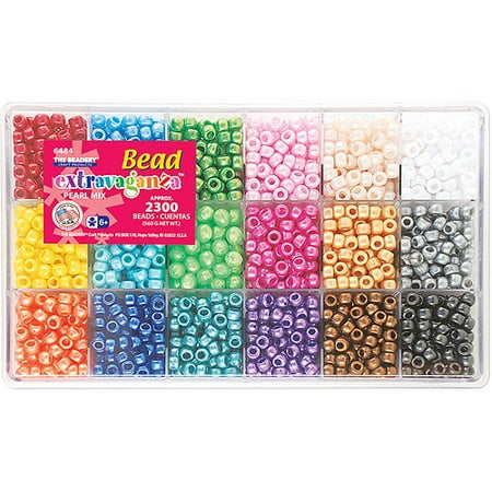 Curtains Ideas beaded curtains at walmart : The Beadery Giant Bead Box Kit, 2300 Beads/pkg, Pearl - Walmart.com