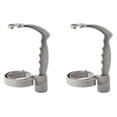 thumbnail image 1 of QualitChoice Ensemble de 2 Pcs, Porte-Boisson avec Poignée Confortable, Porte-Boisson, Fonctionnement Pratique, pour Enfants, Adultes. Gris, 1 of 6