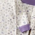 thumbnail image 6 of CAUYDY Newborn Girls Sleepwear Baby Clothes Fall Winter Long Sleeved Tee Shirt Elastic Pants Cute Set Preemie Pajamas Infant Outfits for Girl 0-3M 6-9M 1T Sizes 6-12 Months,Purple, 6 of 7