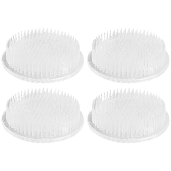 HEMOTON 4pcs Flower Frogs Round Flower Arranger Flower Holder Floral Arrangement Frogs