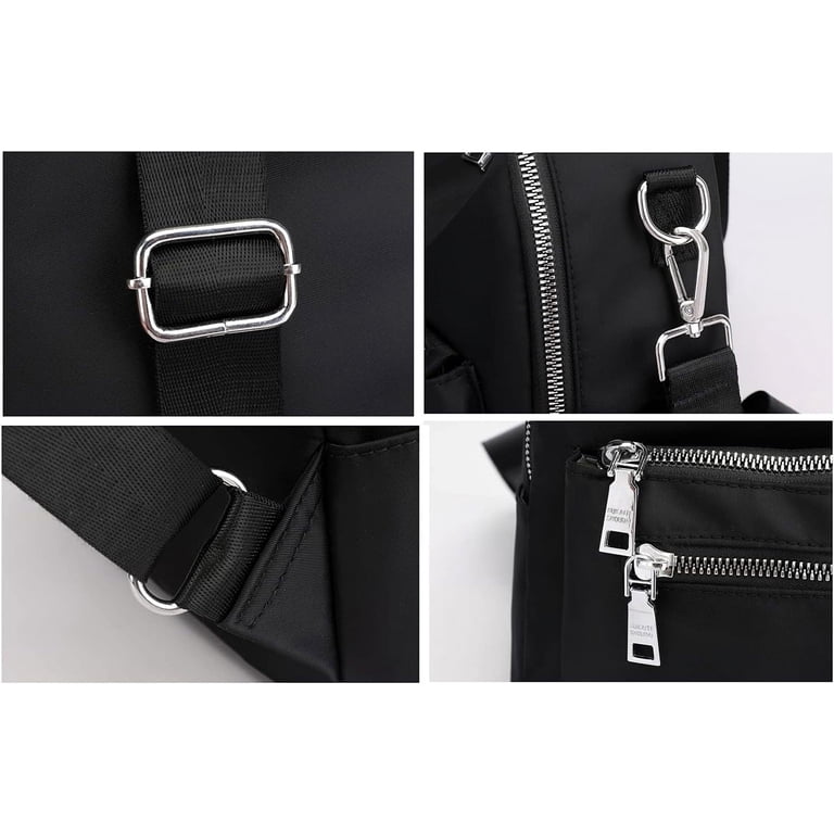 8013 Mini Backpack Purse Fashion Rucksack Daypack Small Shoulder Bag Black Backpack Purse for Women Small Rucksack Fashion Mini Daypack  main image 4
