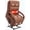 Orange, variant on Trustyue Dual Motor Power Lift Recliner Chair for Elderly with Massage and Heat, Heavy Duty Electric Recliner with Solid Wood Frame and Side Pockets, Infinite Position (Breathable Leather, Orange)