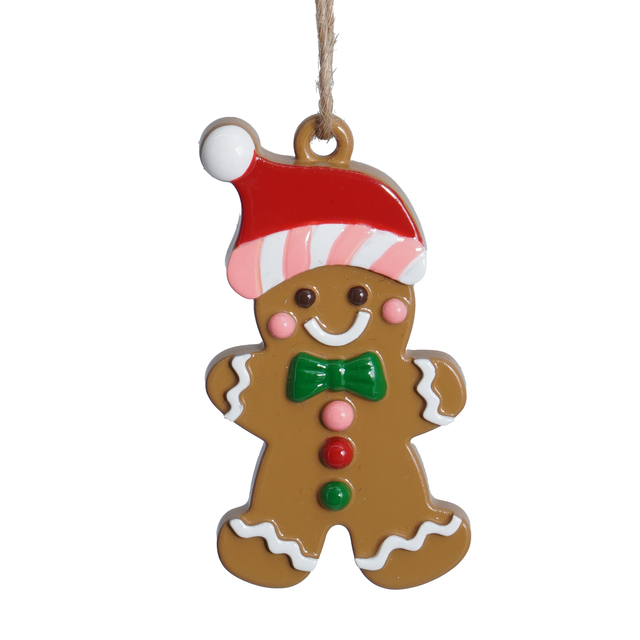 6-Count Multicolor Gingerbread Mini Christmas Ornaments, by Holiday Time