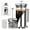 French Press, variant on Cafe Du Chateau French Press Coffee Maker, Brews Coffee and Tea, Heat Resistant Glass with 4 Level Filtration System, Stainless Steel Housing, Large 34 oz Carafe Coffee Presser