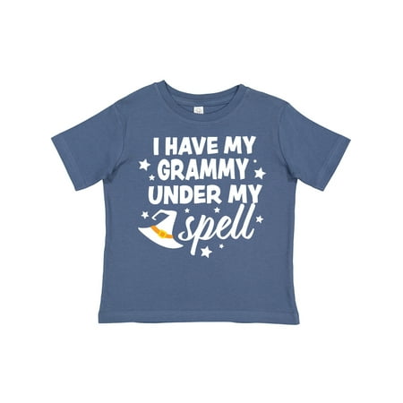 

Inktastic I Have My Grammy Under My Spell with Cute Witch Hat Gift Toddler Boy or Toddler Girl T-Shirt