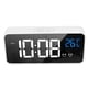 thumbnail image 1 of Reloj Despertador LED Con Espejo, Dos Juegos De Voz Recargable, 1 of 7
