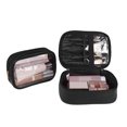 thumbnail image 2 of Airle 2 Pcs/Set Cosmetic Storage Bag Set 2 in 1 Zipper Waterproof Two Bags Large Capacity Store Cosmetic Business Trip Oblong Shape Cosmetic Organizer Set for Women, 2 of 8