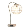 thumbnail image 2 of All the Rages LHT-5061-CH Lalia Home Arched Metal Cage Table Lamp, Chrome, 2 of 4