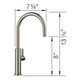 thumbnail image 2 of Blanco Culina Beverage Faucet 1.5 GPM in Chrome - 527490, 2 of 7