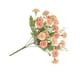 thumbnail image 3 of Flor de clavel artificial, oficina en casa, escuela, decoración floral, fiesta de boda, tela de seda, ramo de flores falsas, café ligero Yuarrent HA6616-05B, 3 of 6