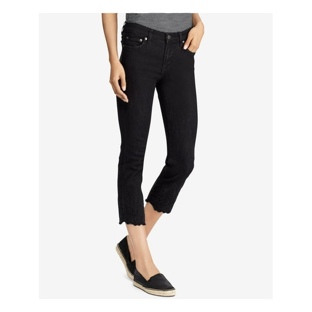 Ralph Lauren Ralph Lauren Womens Embroidered Skinny Jeans Size