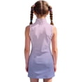 thumbnail image 5 of Shadoumai Kids Half Zip Tennis Dress Sleeveless Lightweight Golf Outfit for School Sports, Outdoor Activities,Athletic Tennis Girls Dress 5T, 5 of 5