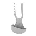 thumbnail image 2 of Cesta de drenaje colgante gris versátil para fregaderos de cocina y baño: ajustable y portátil, 2 of 8