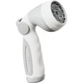 thumbnail image 7 of Vego Garden Hose Nozzle 9 Spray Patterns, Metal, Thumb Control, on/off Valve, High Pressure Heavy Duty Water Hose Spray Nozzle-Cloud White, 7 of 7