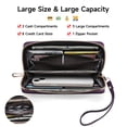 thumbnail image 5 of LOUEBICA Wallet Women Leather RFID Blocking Wristlet wallets Ladies Clutch with Floral Pattern for Phone and Card, 5 of 7