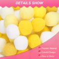 thumbnail image 3 of Fuzzy Pom Poms Balls, 108 Pcs 1 Inch/25 mm Mini PomPoms for Crafts Jewelry Making Yellow Series, 3 of 6