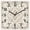 Beige, variant on Black Kitchen Tools Wooden Wall Clock Silent Non Ticking, Modern Cooking Utensil Farmhouse Cookware Square Wall Clocks Battery Operated, Decor Clock for Home Office, Living Room, Kitchen, 12 Inch