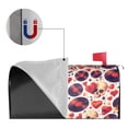 thumbnail image 5 of Balery rock Skull record heart Mailbox Cover - Standard Size-25.5x21 in, 5 of 7