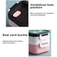 thumbnail image 5 of Advancent Fiambrera con cubiertos, aislamiento de doble capa, contenedor de alimentos para niñas, caja de almacenamiento de plástico con Mostrada Rosado, 5 of 6