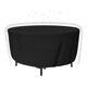 thumbnail image 1 of Funda para mesa de patio Tuyeho 213 x 71 cm impermeable negra, 1 of 7