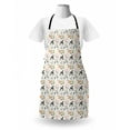 thumbnail image 3 of Nature Apron, Squirrel Trees Log Chestnut Pine Forest Woodland Branches Leaves Herbs Cartoon, Unisex Kitchen Bib with Adjustable Neck for Cooking Gardening, Adult Size, Multicolor, by Ambesonne, 3 of 4