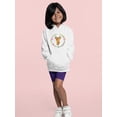 thumbnail image 2 of Baby Deer And Floral Wreath Hoodie Juniors -Image by Shutterstock,  x-Large, 2 of 4
