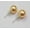 Golden, variant on 6Colors 10mm South Sea Shell Pearl Round Beads Silver Stud Earrings AAA Grade-Chocolate